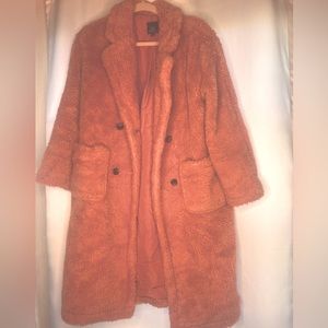 Fuzzy Orange Coat